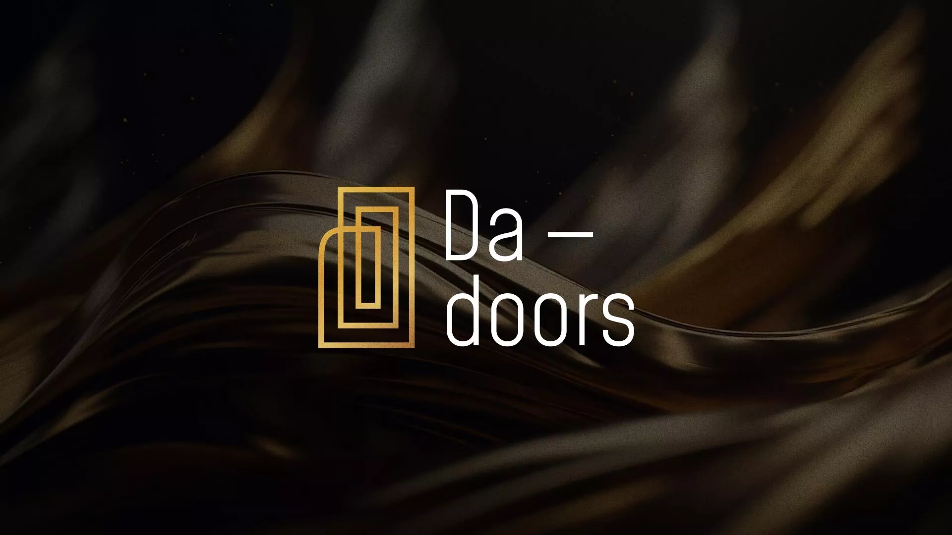 Разработка логотипа для компании «DA-DOORS» в Алдане